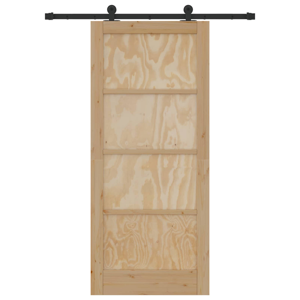 vidaXL Drzwi przesuwne ORKDAL naturalny 86 x 198,5 cm