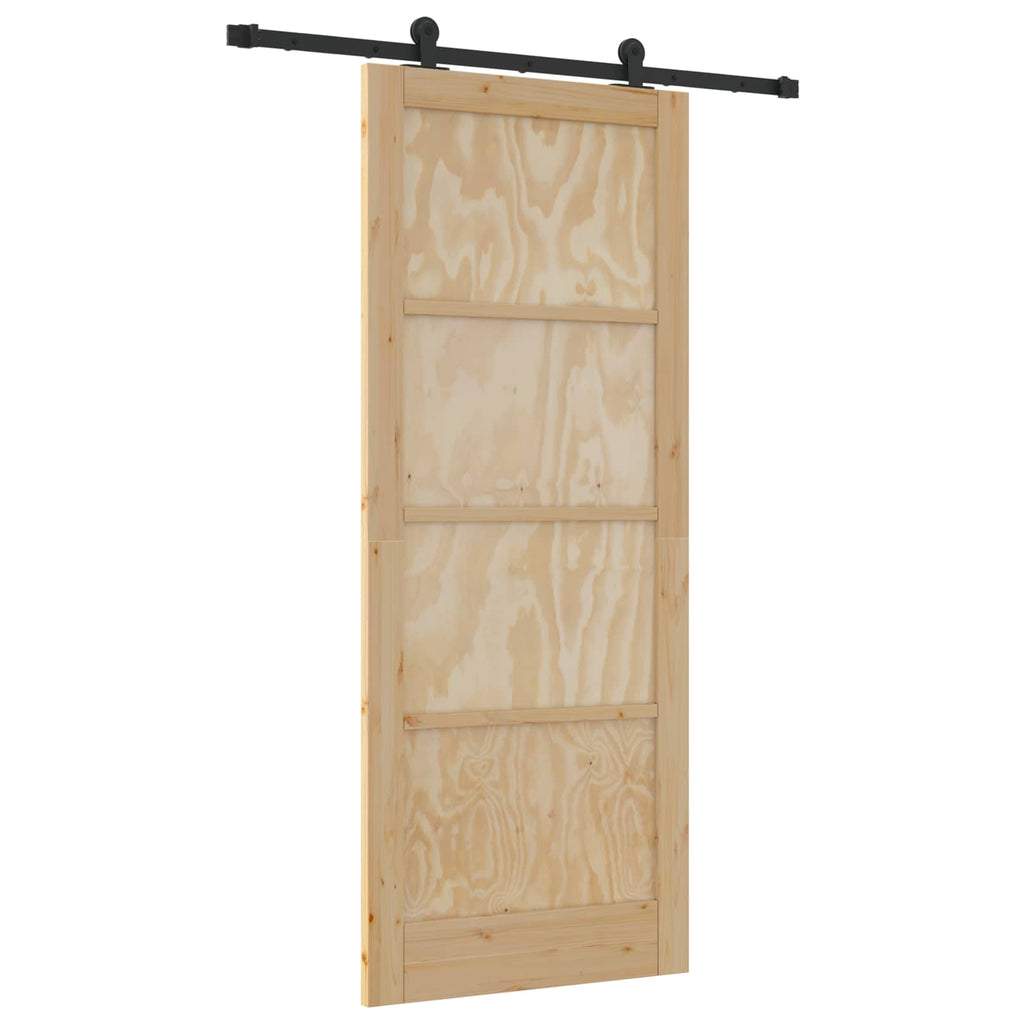 vidaXL Drzwi przesuwne ORKDAL naturalny 86 x 211 cm