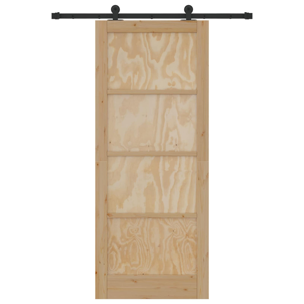 vidaXL Drzwi przesuwne ORKDAL naturalny 86 x 211 cm