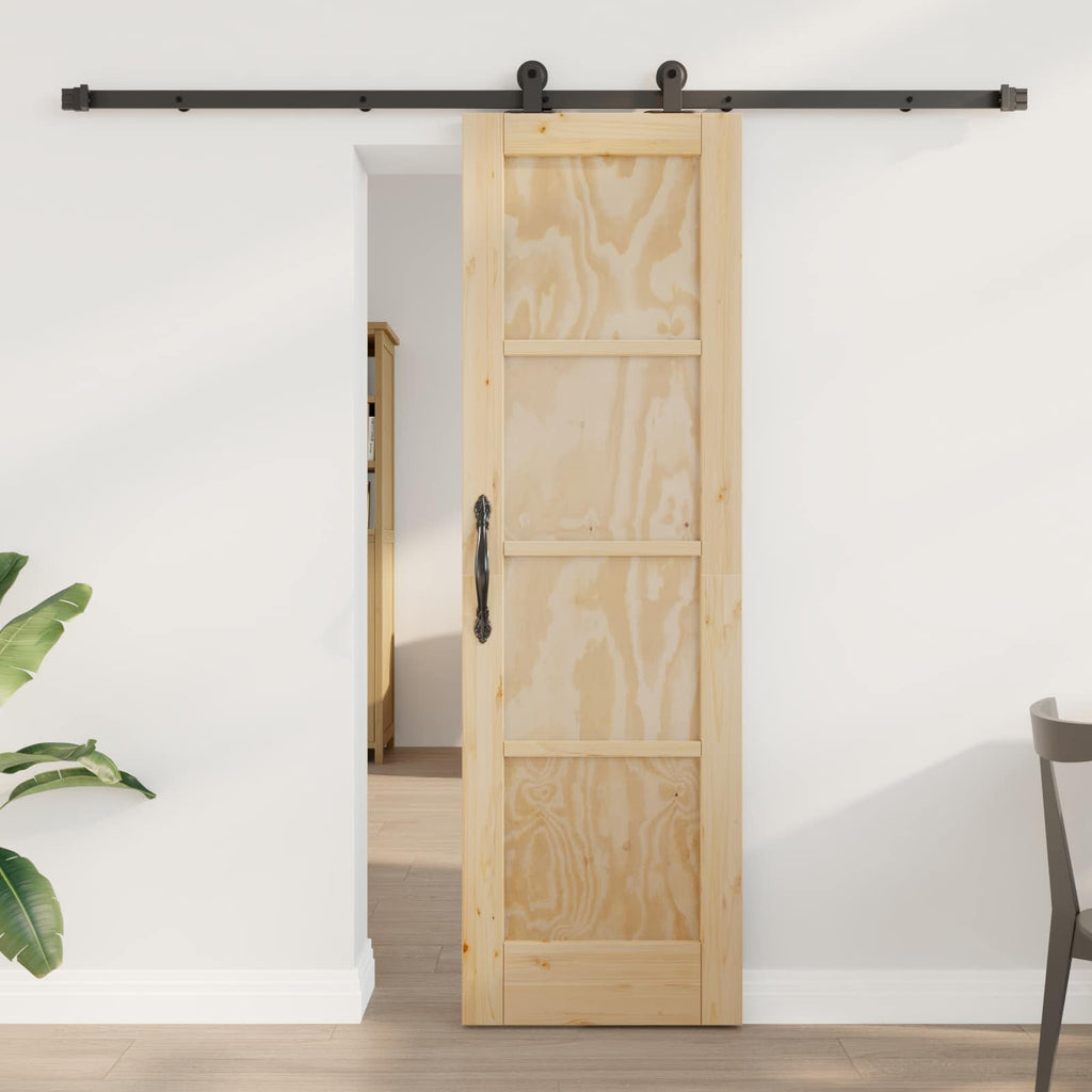 vidaXL Drzwi przesuwne ORKDAL naturalny 61 x 198,5 cm