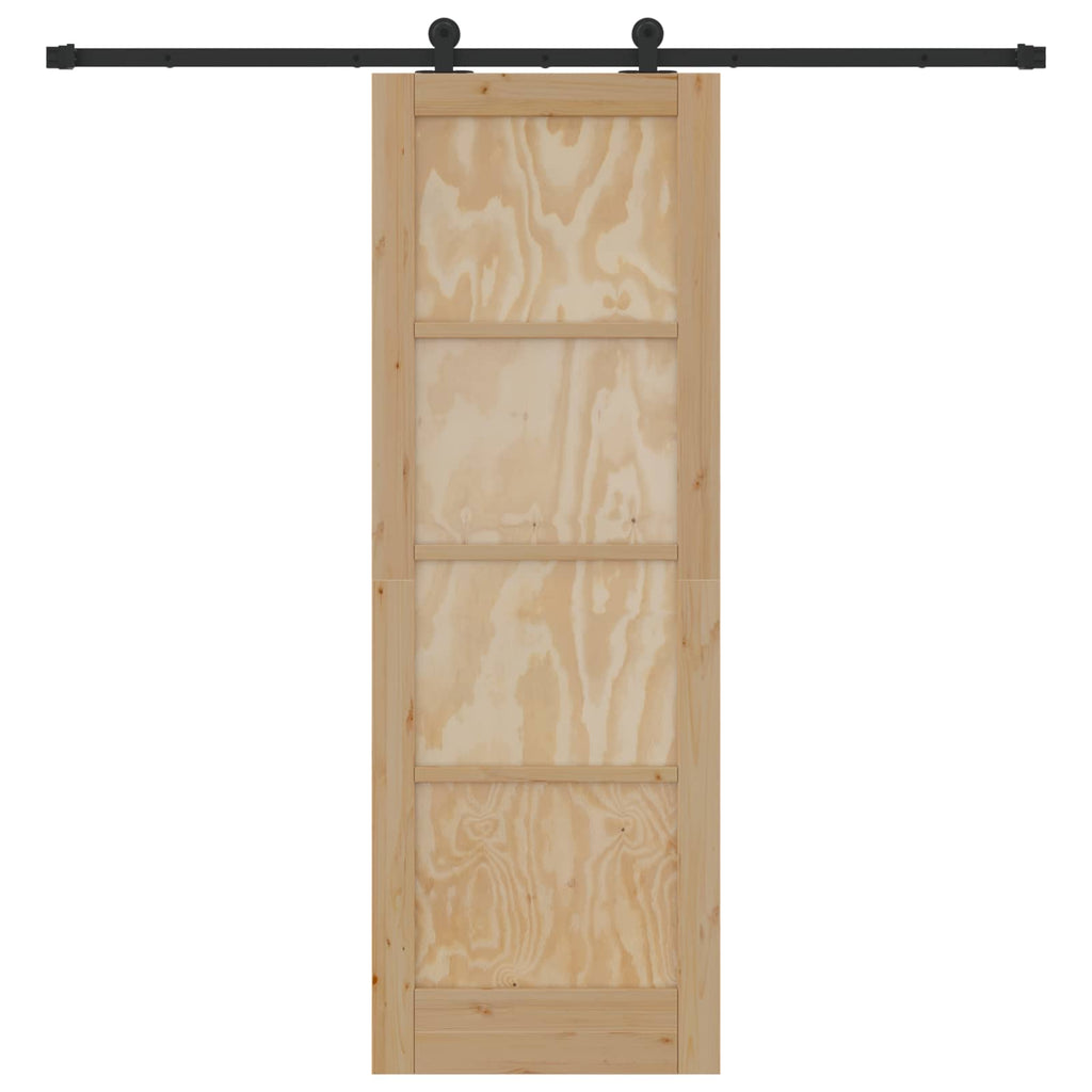 vidaXL Drzwi przesuwne ORKDAL naturalny 73,5 x 211 cm