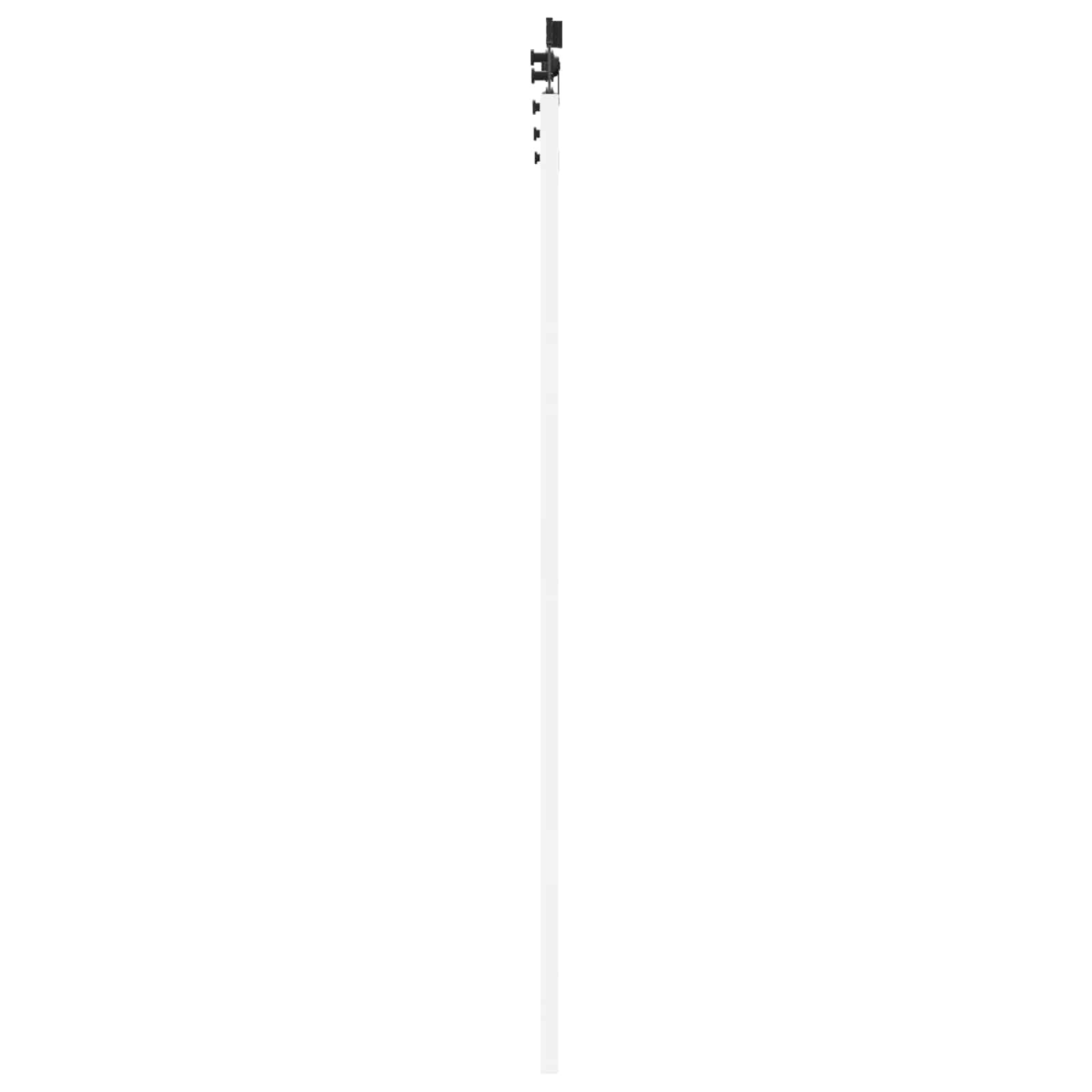 vidaXL Drzwi przesuwne ORKDAL Biały 83 x 202 cm Lite drewno sosnowe