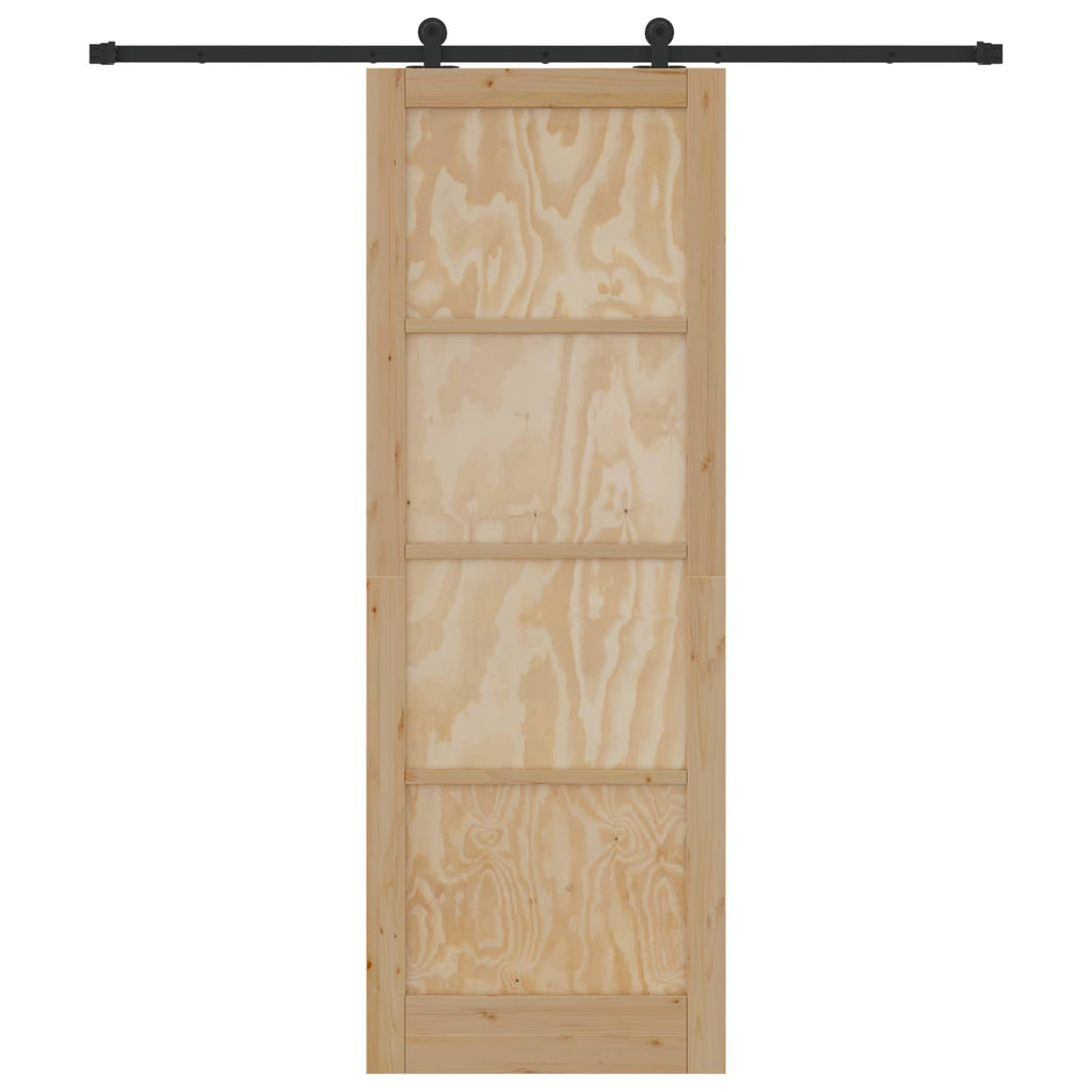 vidaXL Drzwi przesuwne ORKDAL naturalny 83 x 232 cm