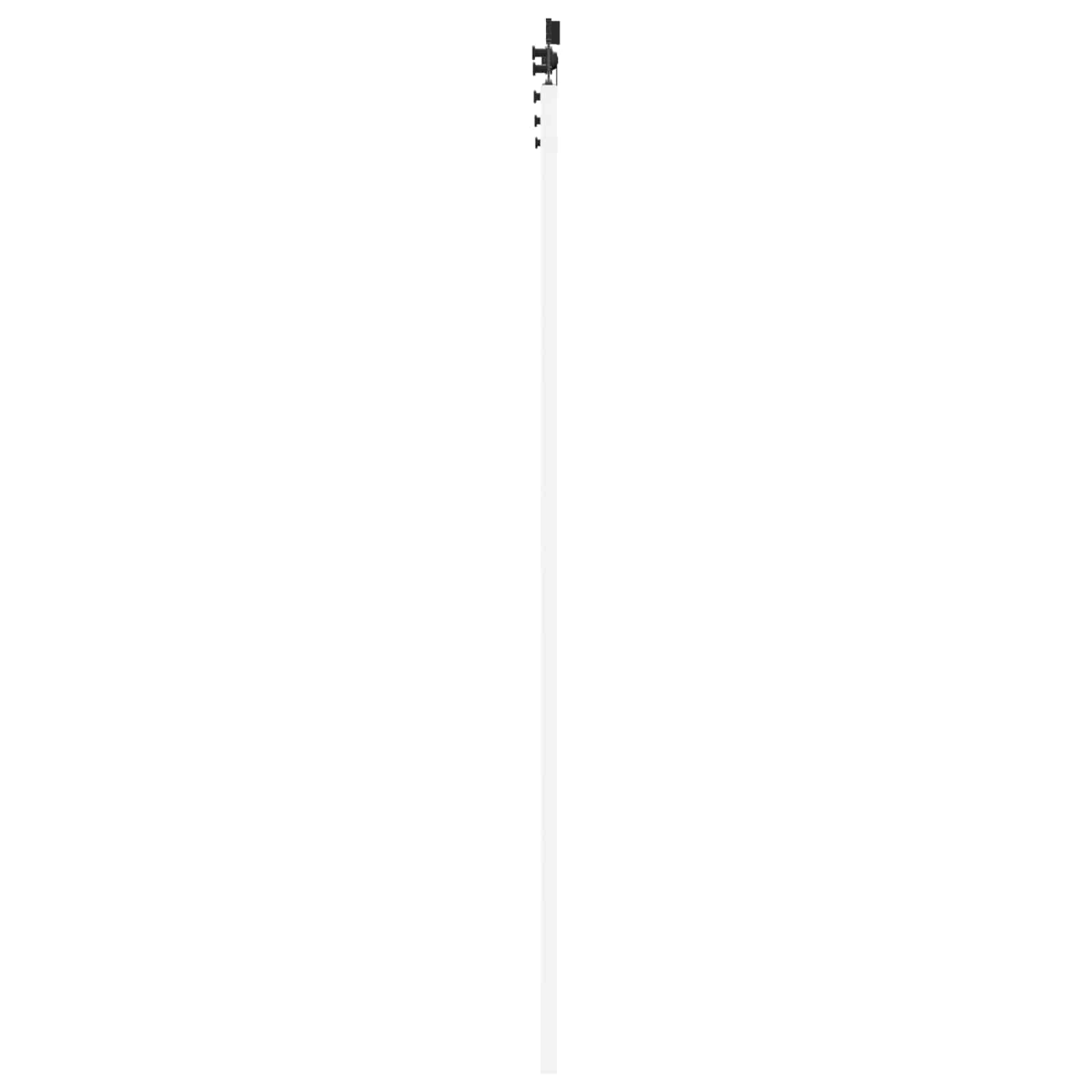 vidaXL Drzwi przesuwne ORKDAL Biały 83 x 232 cm Lite drewno sosnowe