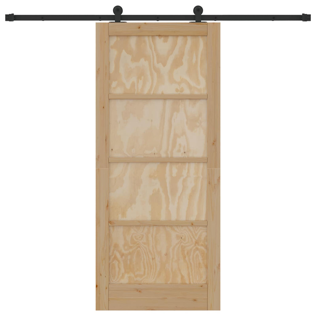 vidaXL Drzwi przesuwne ORKDAL naturalny 86 x 198,5 cm