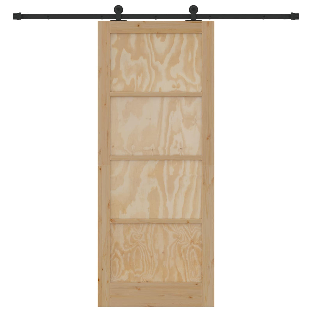 vidaXL Drzwi przesuwne ORKDAL naturalny 86 x 211 cm