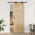 vidaXL Drzwi przesuwne ORKDAL naturalny 83 x 232 cm