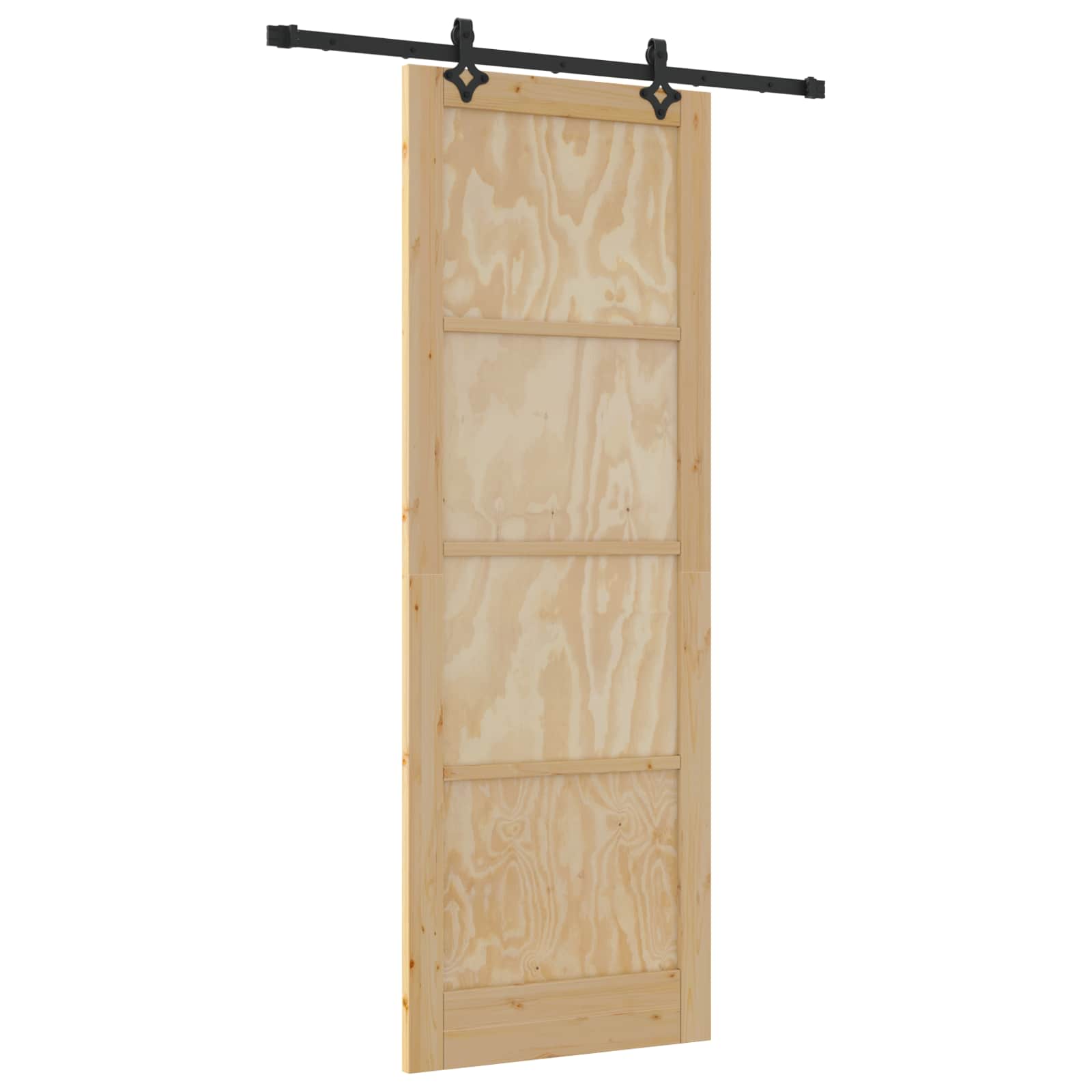 vidaXL Drzwi przesuwne ORKDAL naturalny 83 x 232 cm