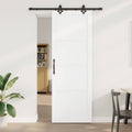 vidaXL Drzwi przesuwne ORKDAL Biały 83 x 232 cm Lite drewno sosnowe
