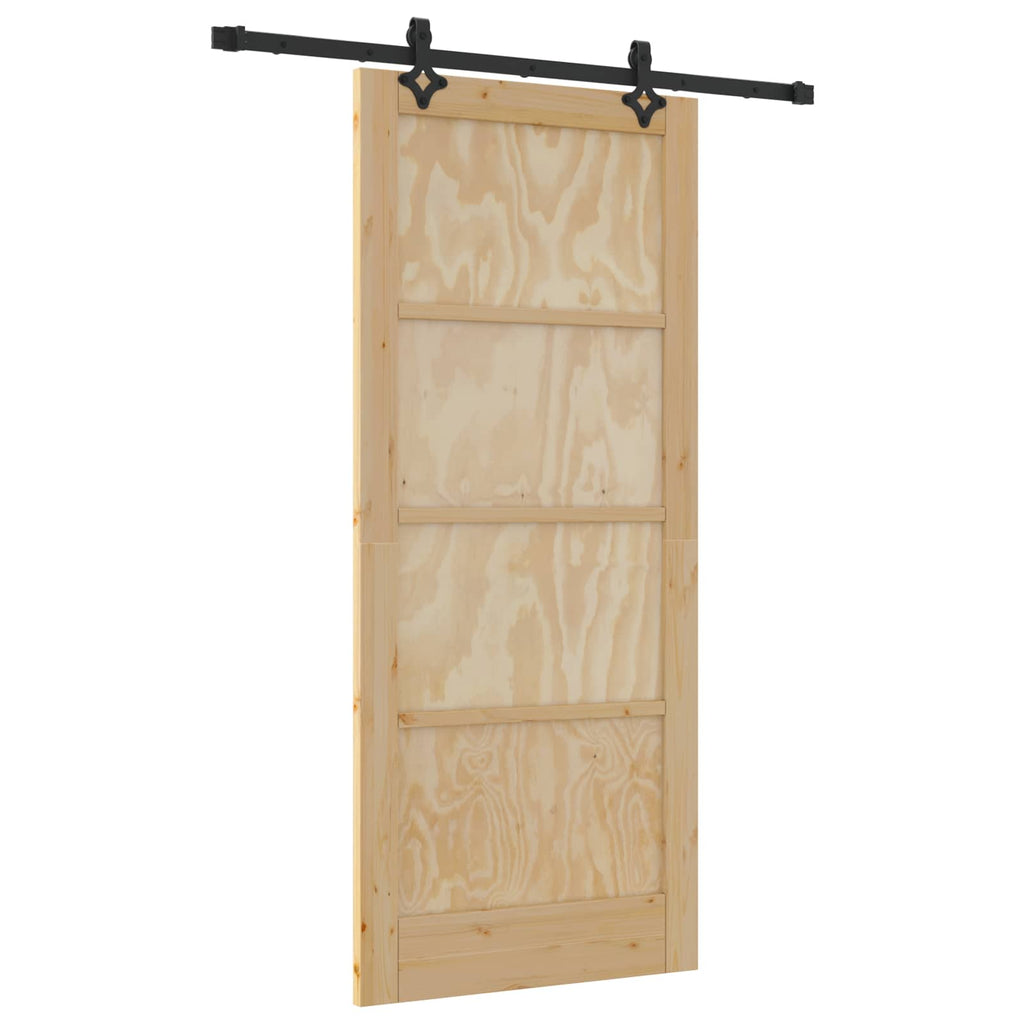 vidaXL Drzwi przesuwne ORKDAL naturalny 86 x 198,5 cm