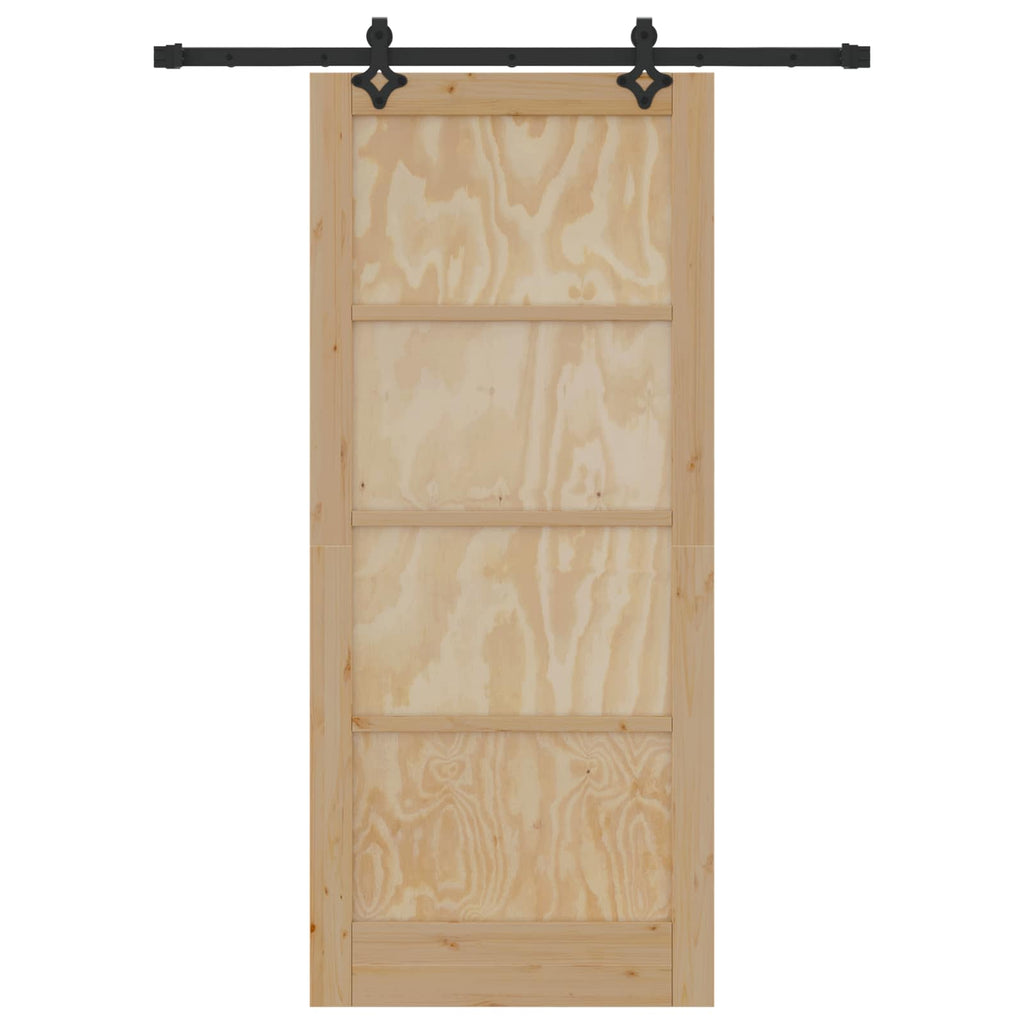 vidaXL Drzwi przesuwne ORKDAL naturalny 86 x 198,5 cm