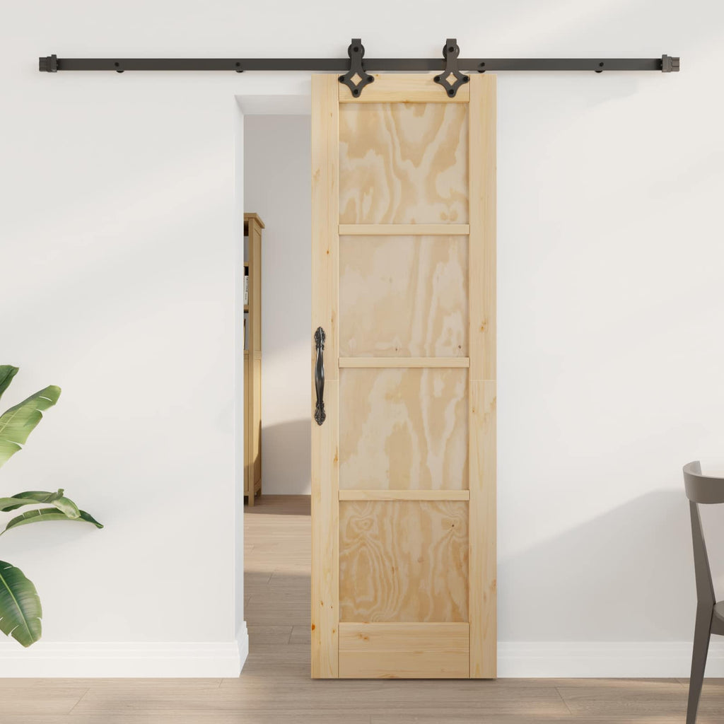 vidaXL Drzwi przesuwne ORKDAL naturalny 61 x 198,5 cm