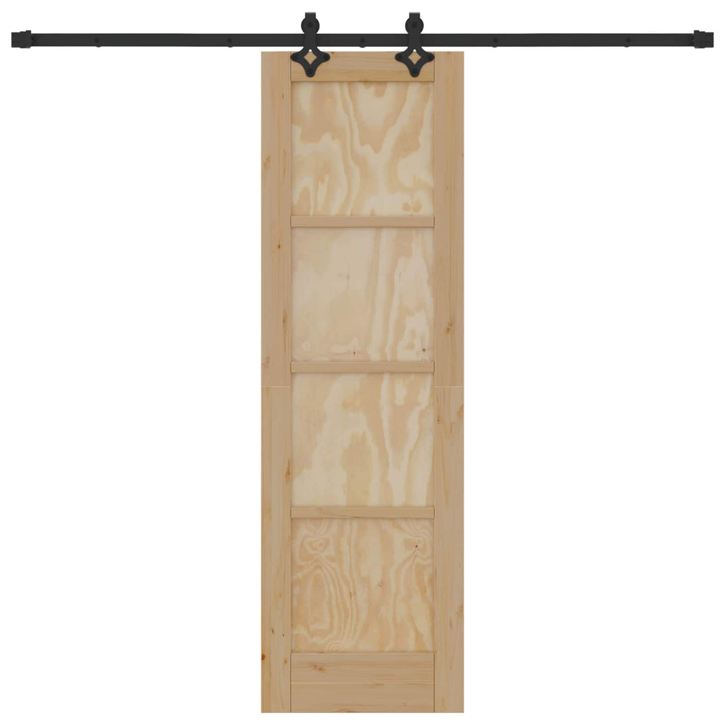 vidaXL Drzwi przesuwne ORKDAL naturalny 61 x 198,5 cm