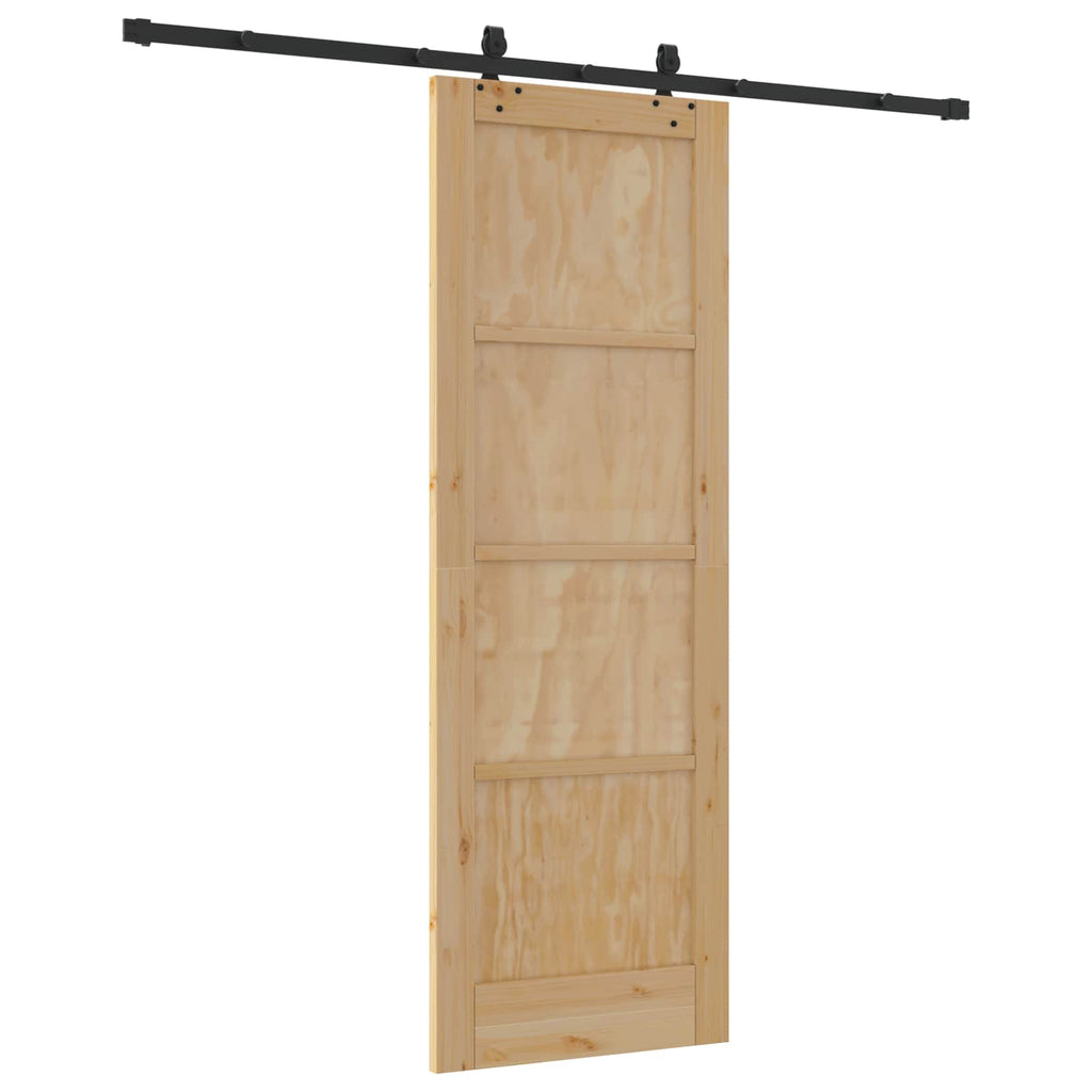 vidaXL Drzwi przesuwne ORKDAL naturalny 73,5 x 211 cm