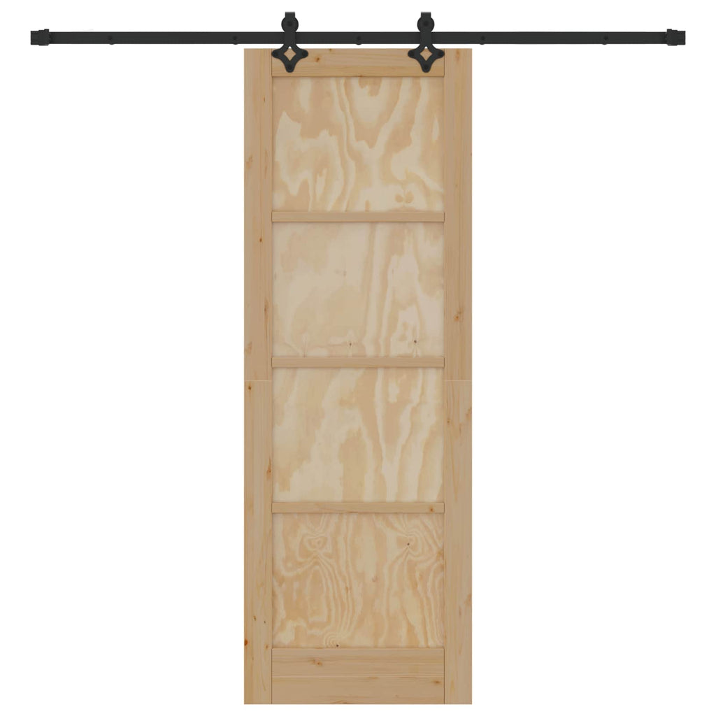 vidaXL Drzwi przesuwne ORKDAL naturalny 73,5 x 211 cm