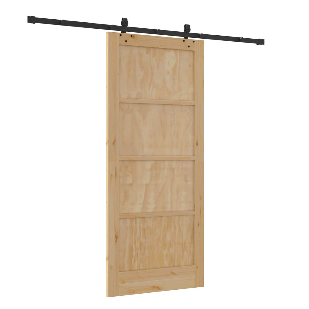 vidaXL Drzwi przesuwne ORKDAL naturalny 86 x 198,5 cm