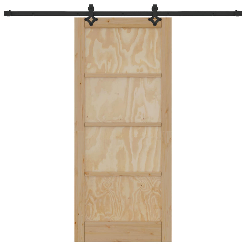 vidaXL Drzwi przesuwne ORKDAL naturalny 86 x 198,5 cm