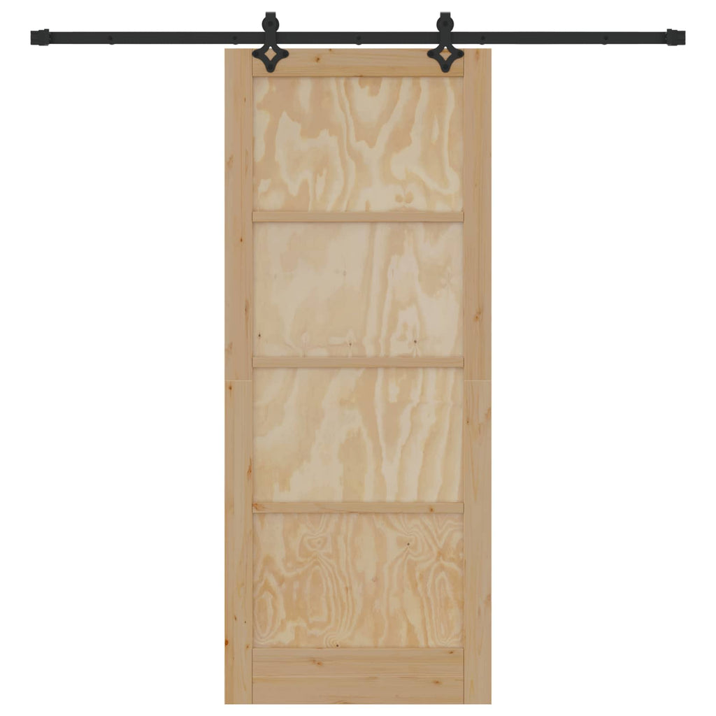 vidaXL Drzwi przesuwne ORKDAL naturalny 86 x 211 cm