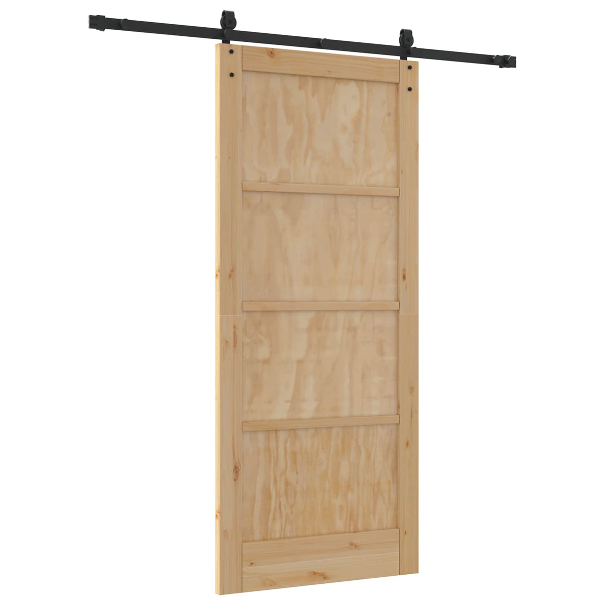 vidaXL Drzwi przesuwne ORKDAL 86 x 198,5 cm Lite drewno sosnowe