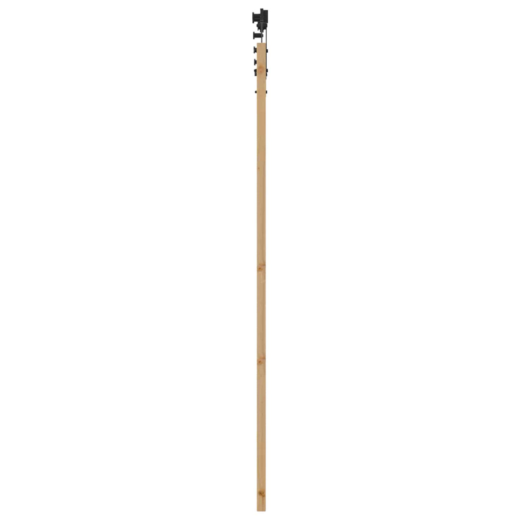 vidaXL Drzwi przesuwne ORKDAL 86 x 198,5 cm Lite drewno sosnowe