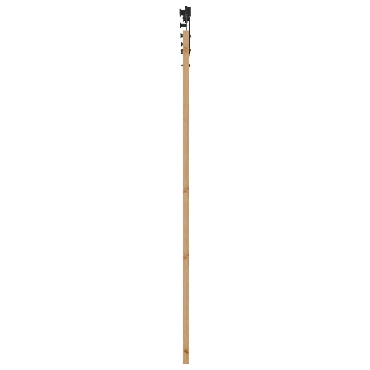 vidaXL Drzwi przesuwne ORKDAL 86 x 198,5 cm Lite drewno sosnowe