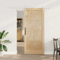 vidaXL Drzwi przesuwne ORKDAL 86 x 198,5 cm Lite drewno sosnowe