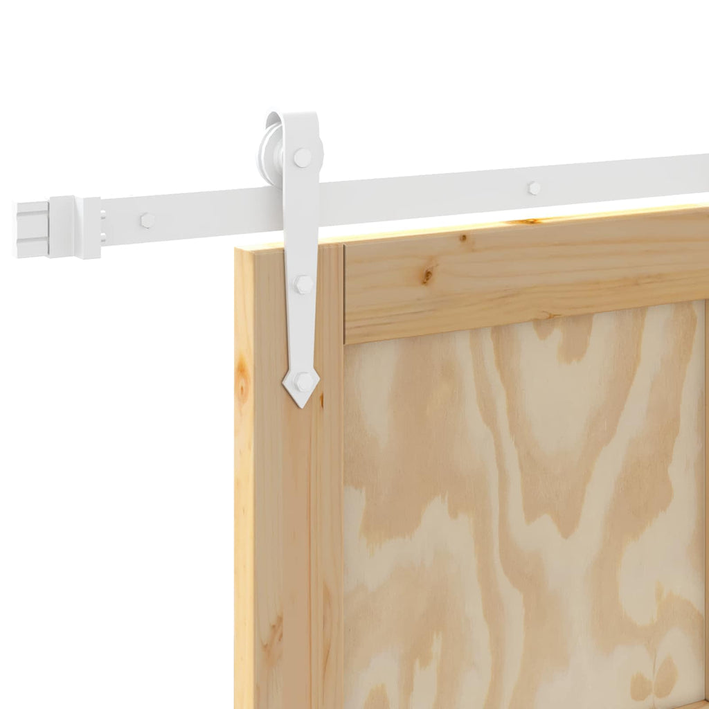vidaXL Drzwi przesuwne ORKDAL 86 x 198,5 cm Lite drewno sosnowe