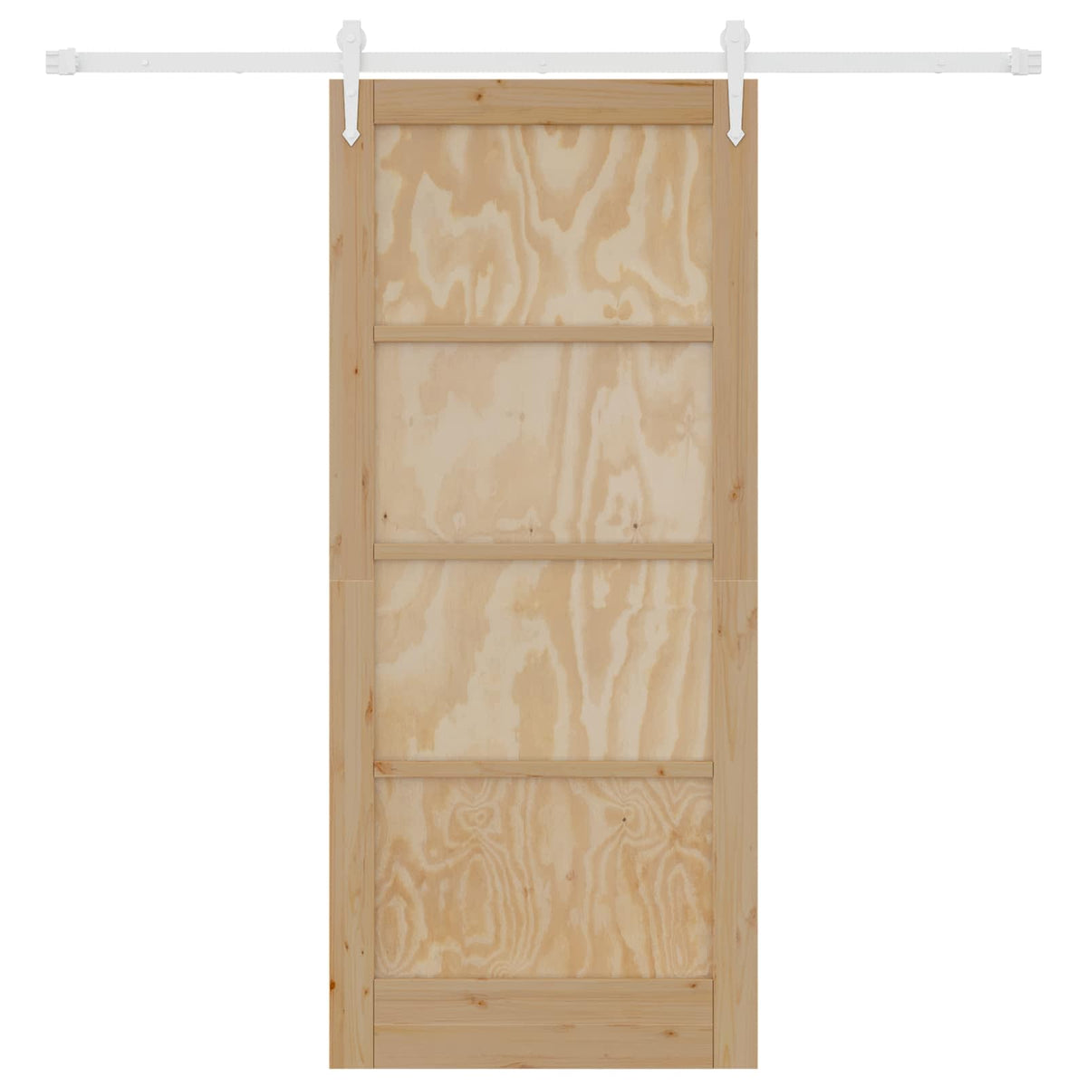 vidaXL Drzwi przesuwne ORKDAL 86 x 198,5 cm Lite drewno sosnowe