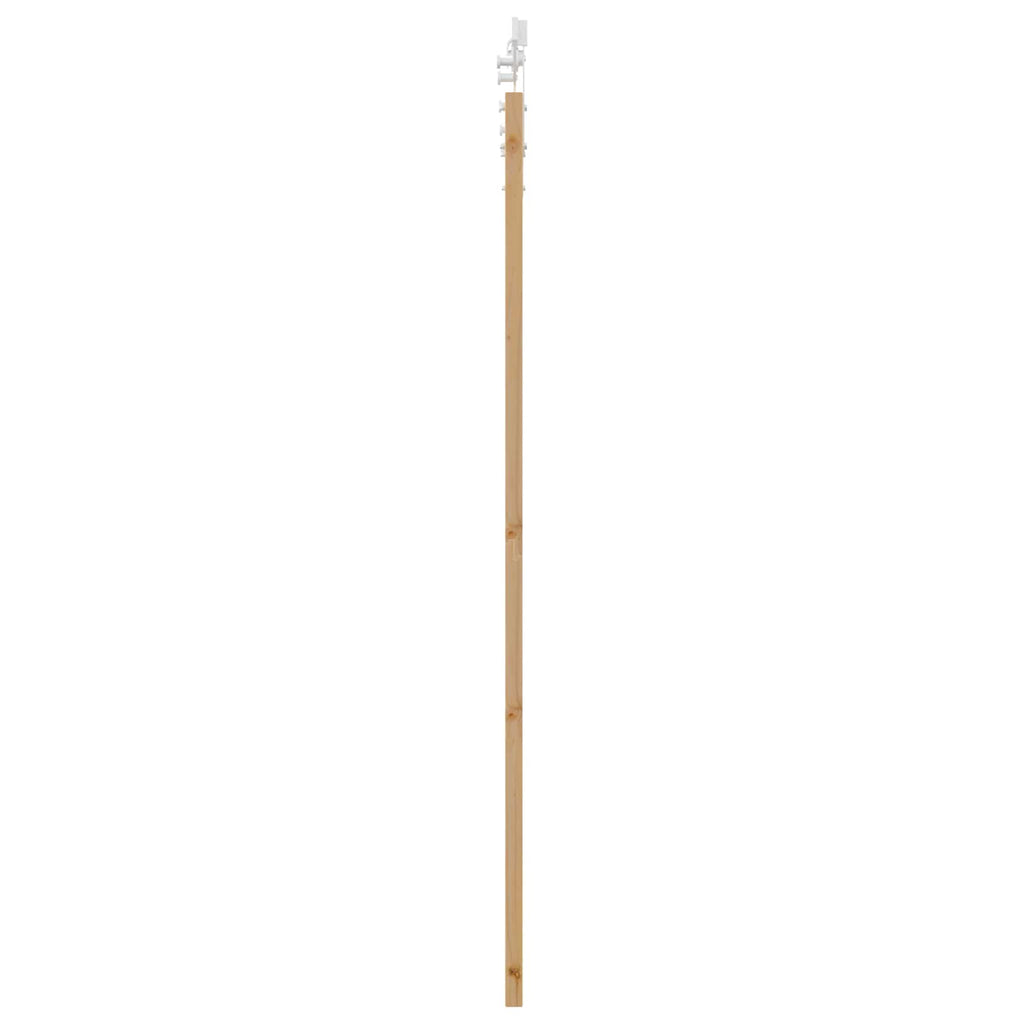 vidaXL Drzwi przesuwne ORKDAL 86 x 198,5 cm Lite drewno sosnowe