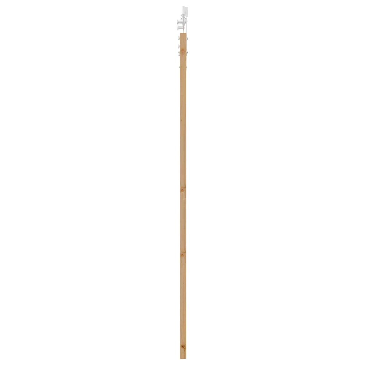 vidaXL Drzwi przesuwne ORKDAL 86 x 198,5 cm Lite drewno sosnowe