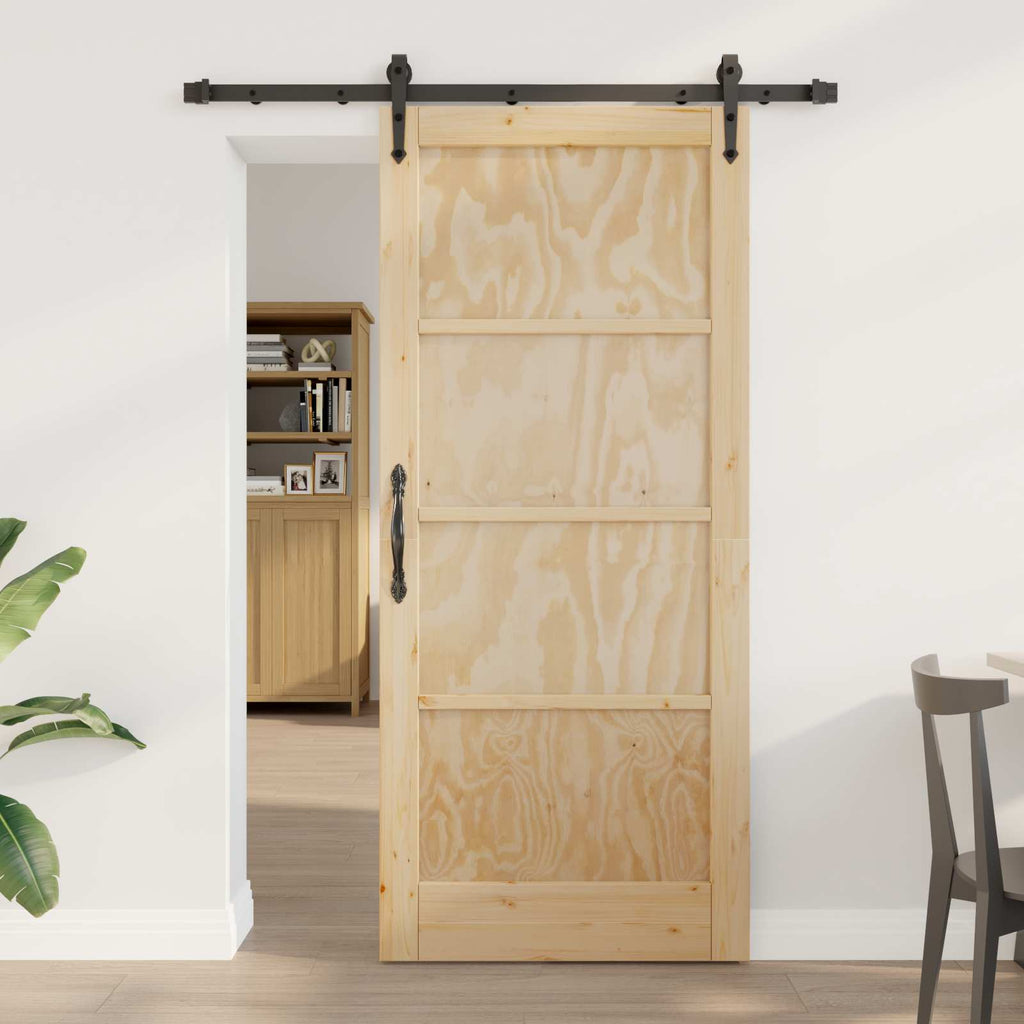 vidaXL Drzwi przesuwne ORKDAL naturalny 86 x 198,5 cm