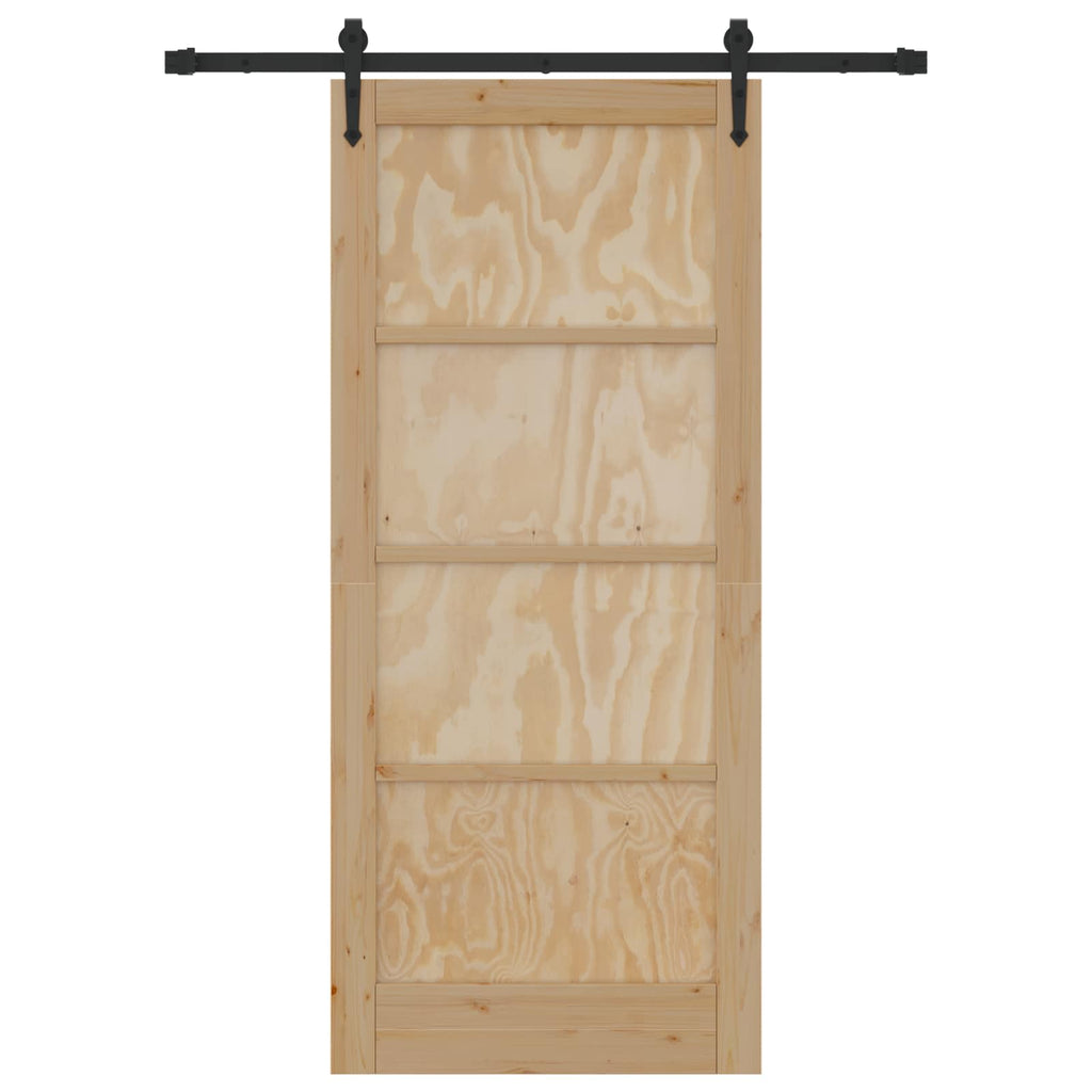 vidaXL Drzwi przesuwne ORKDAL naturalny 86 x 198,5 cm