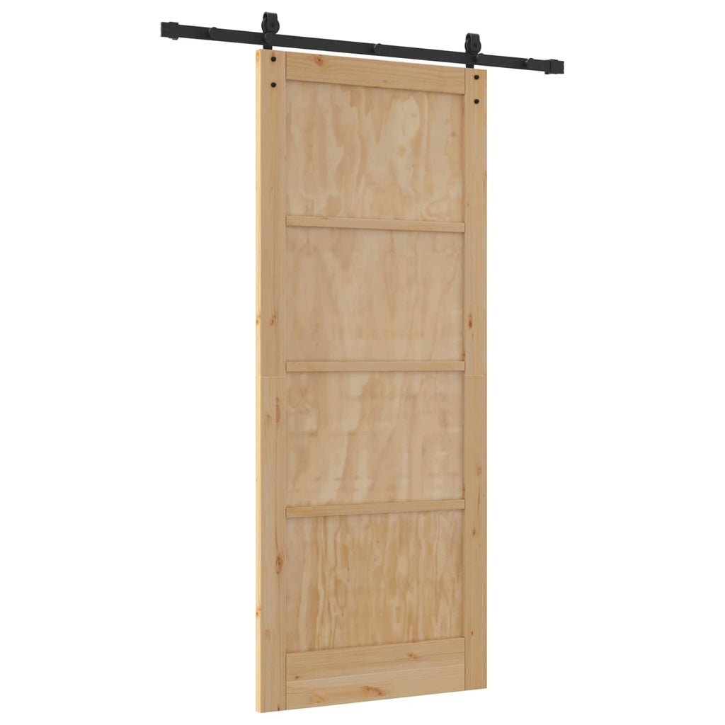 vidaXL Drzwi przesuwne ORKDAL naturalny 86 x 211 cm