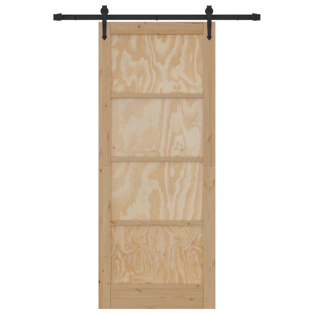 vidaXL Drzwi przesuwne ORKDAL naturalny 86 x 211 cm