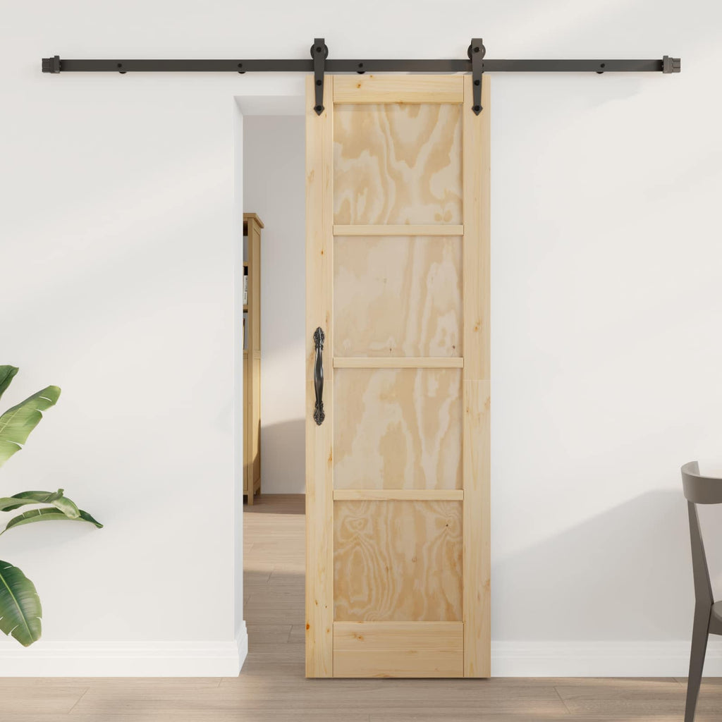 vidaXL Drzwi przesuwne ORKDAL naturalny 61 x 198,5 cm