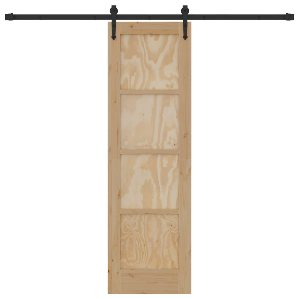 vidaXL Drzwi przesuwne ORKDAL naturalny 61 x 198,5 cm