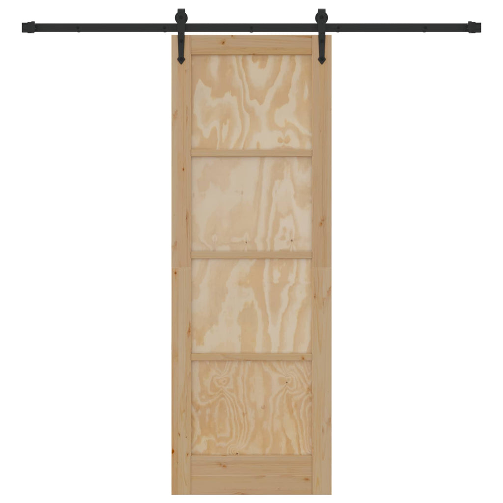 vidaXL Drzwi przesuwne ORKDAL naturalny 73,5 x 211 cm