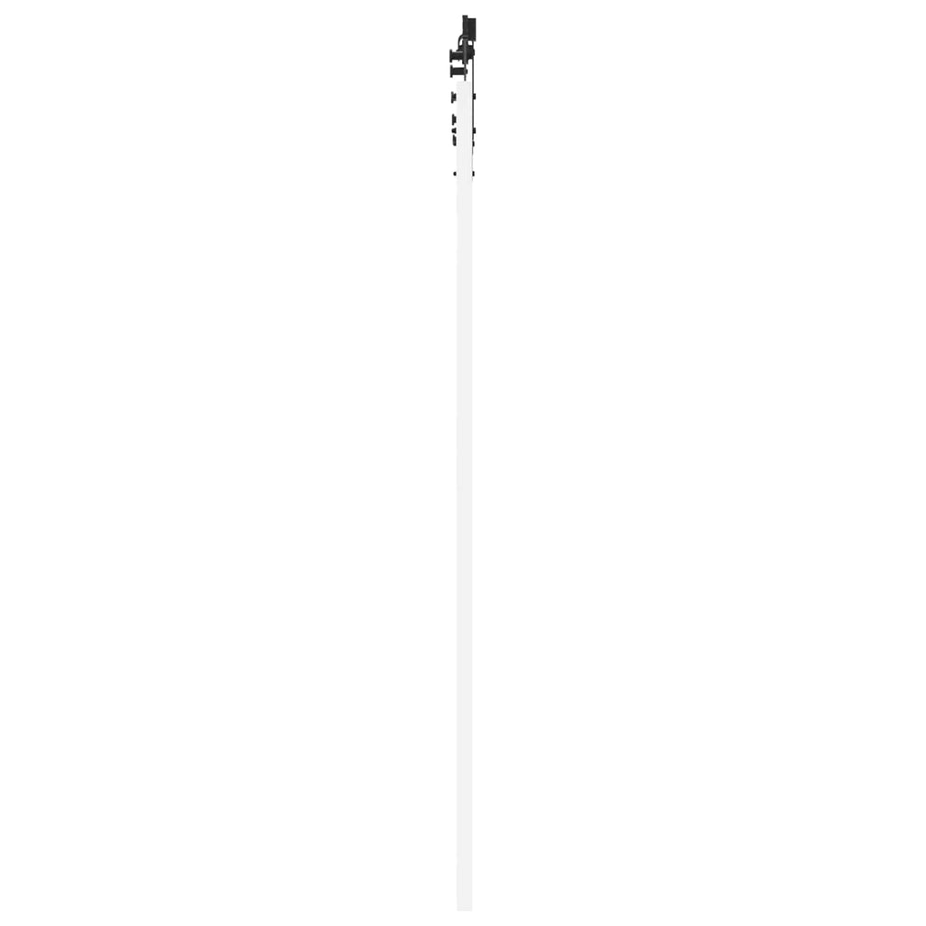 vidaXL Drzwi przesuwne ORKDAL Biały 83 x 202 cm Lite drewno sosnowe