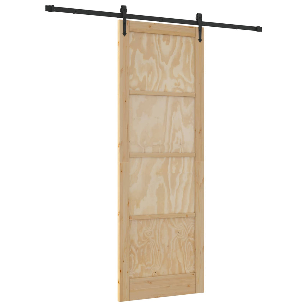 vidaXL Drzwi przesuwne ORKDAL naturalny 83 x 232 cm