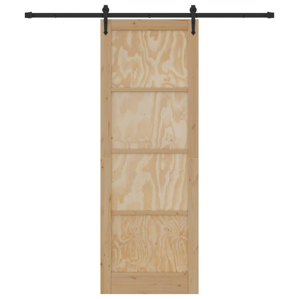 vidaXL Drzwi przesuwne ORKDAL naturalny 83 x 232 cm