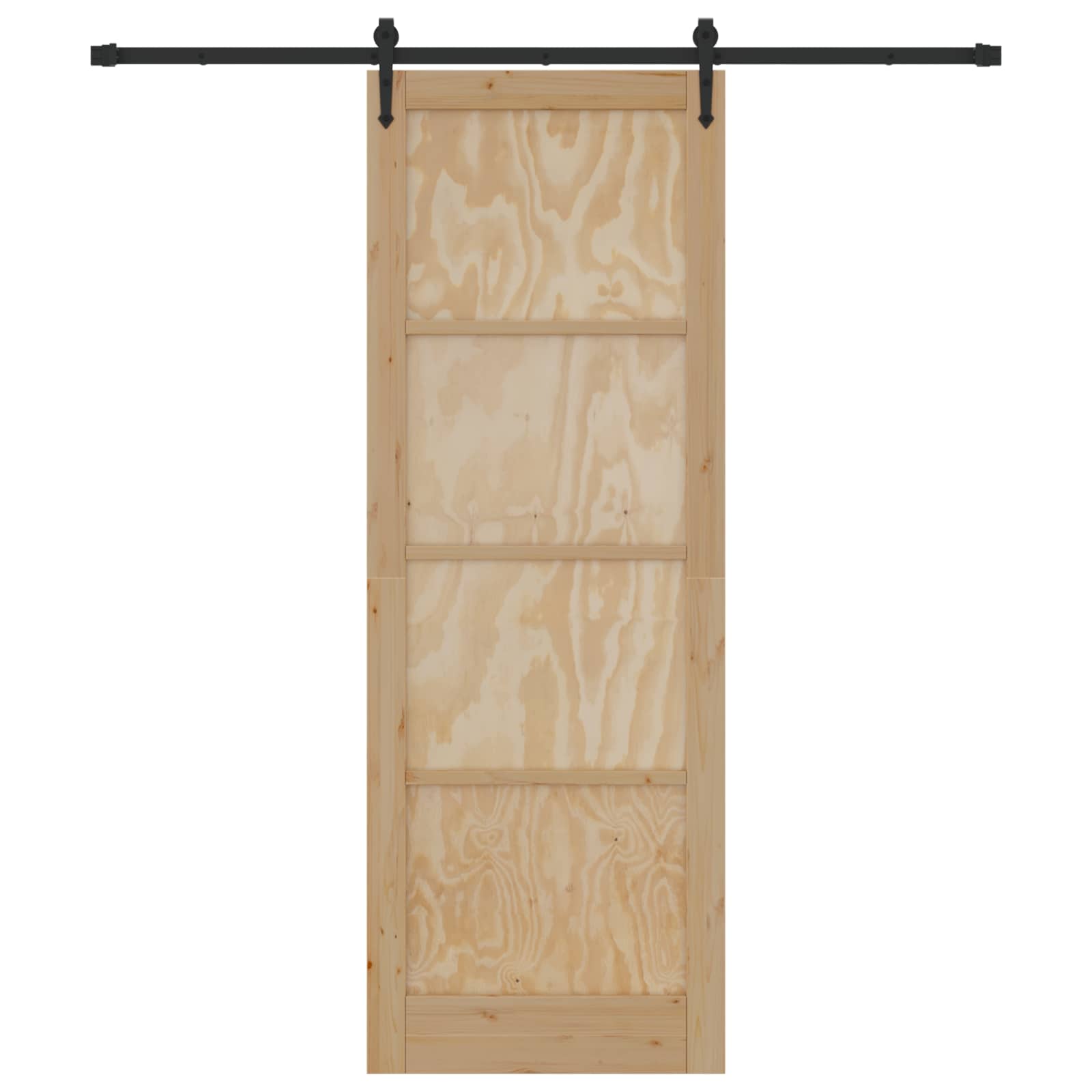 vidaXL Drzwi przesuwne ORKDAL naturalny 83 x 232 cm