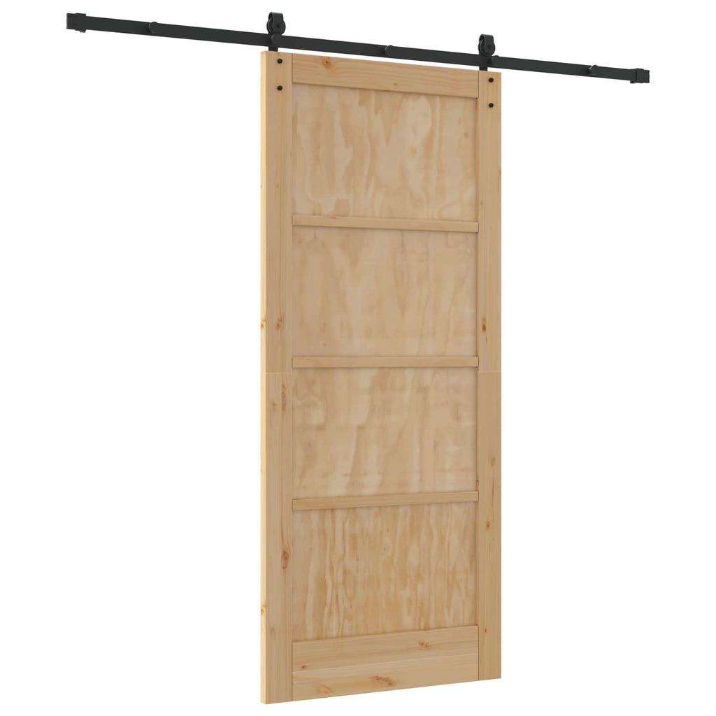 vidaXL Drzwi przesuwne ORKDAL naturalny 86 x 198,5 cm