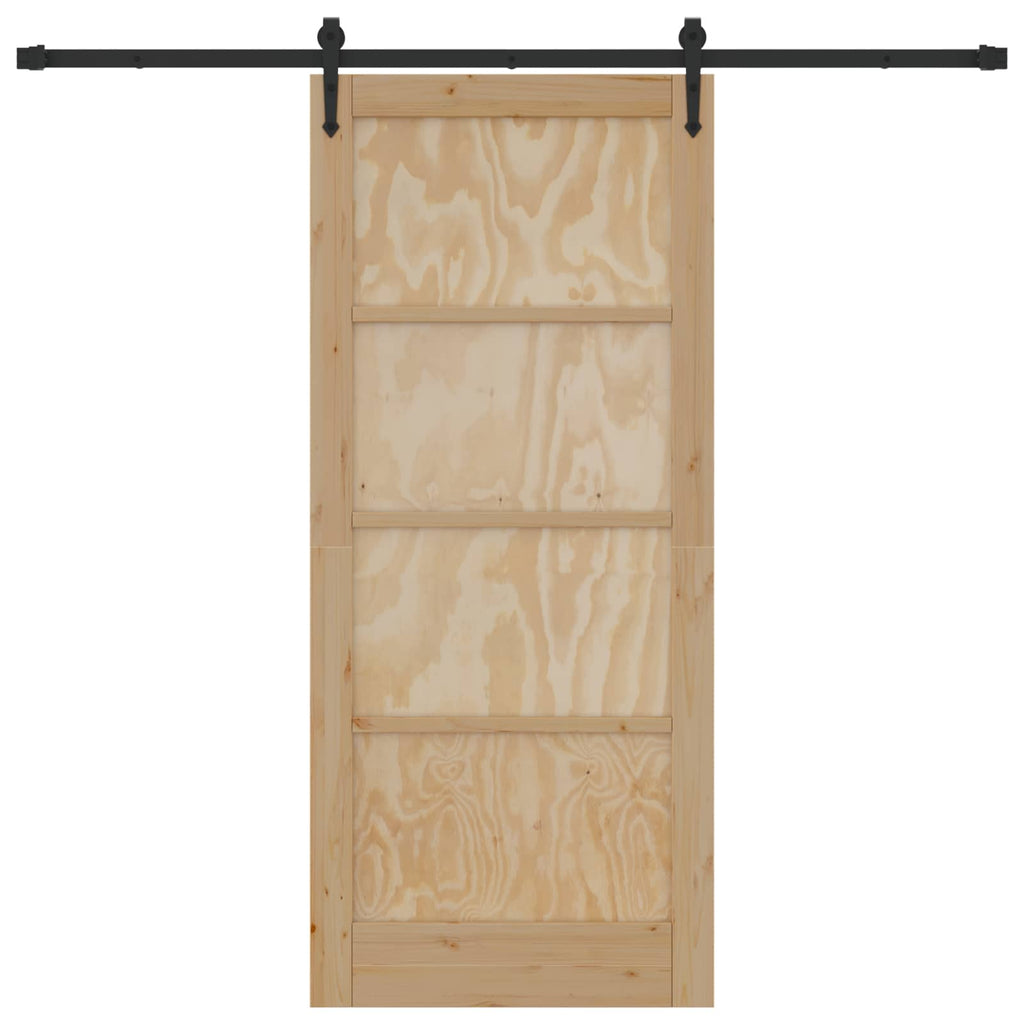 vidaXL Drzwi przesuwne ORKDAL naturalny 86 x 198,5 cm