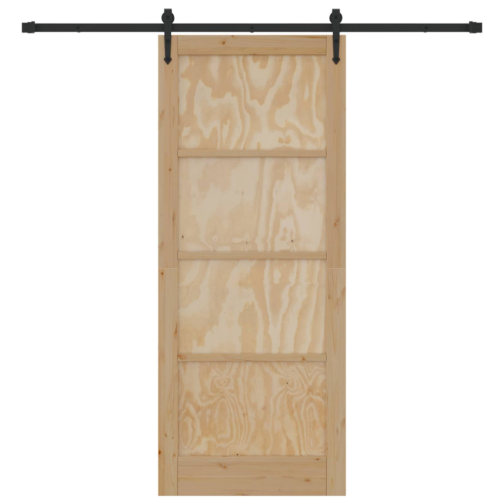 vidaXL Drzwi przesuwne ORKDAL naturalny 86 x 211 cm