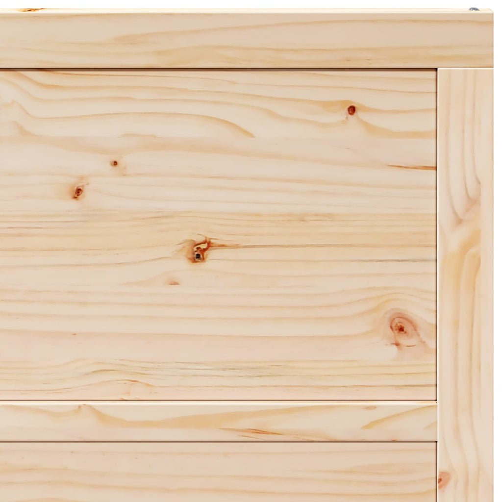 vidaXL Drzwi przesuwne naturalny 100 x 208 cm Lite drewno sosnowe
