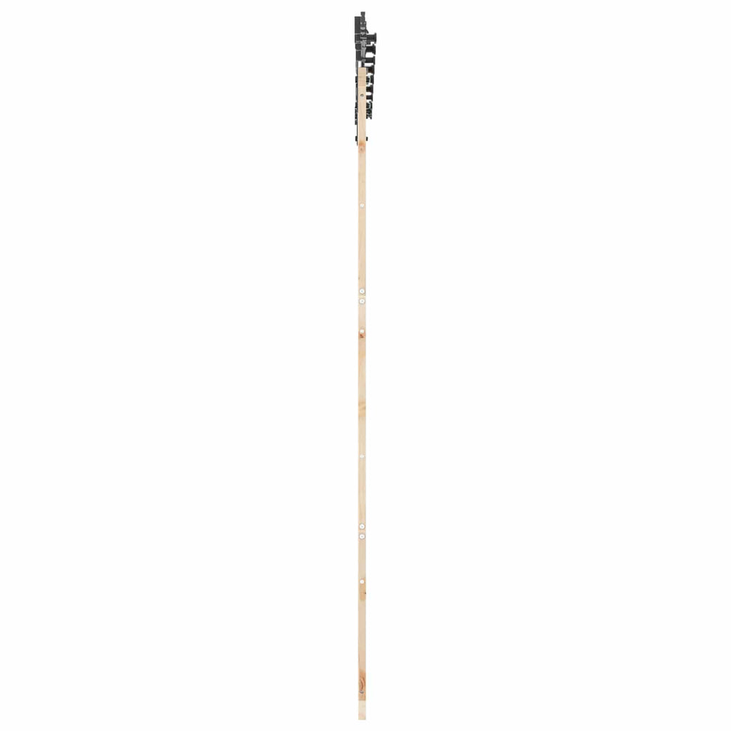 vidaXL Drzwi przesuwne naturalny 100 x 208 cm Lite drewno sosnowe