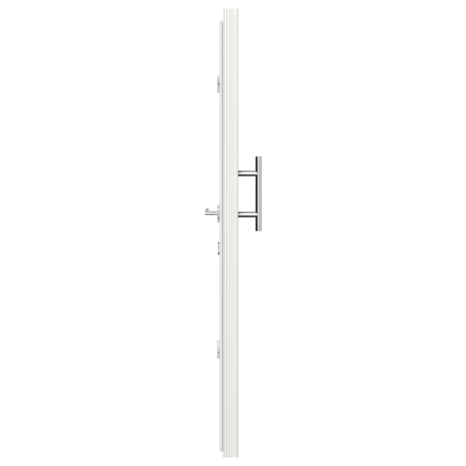 vidaXL Drzwi Frontowe antracytowy 98 x 208 cm PVC