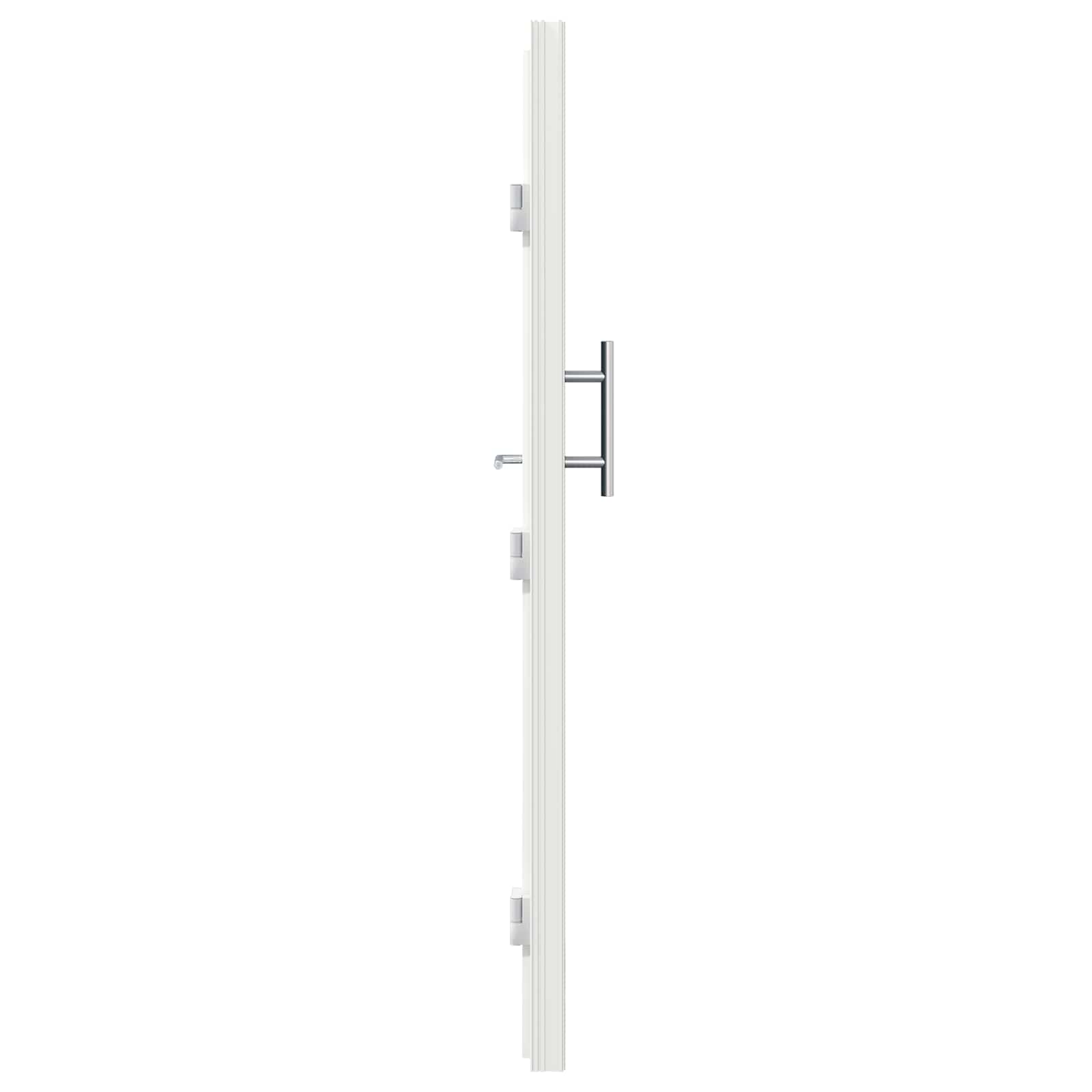 vidaXL Drzwi Frontowe antracytowy 98 x 208 cm PVC