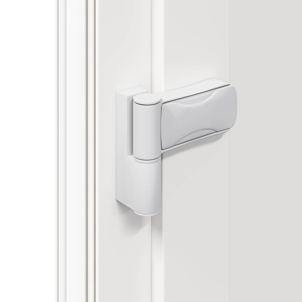 vidaXL Drzwi Frontowe 98 x 208 cm PVC Biały