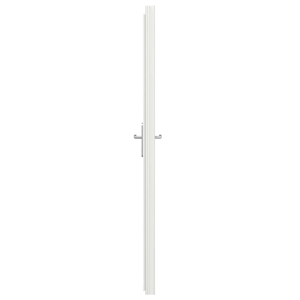vidaXL Drzwi Frontowe Biały 108 x 208 cm PVC